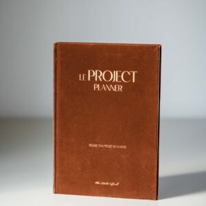 Project Planner Velours Chocolat