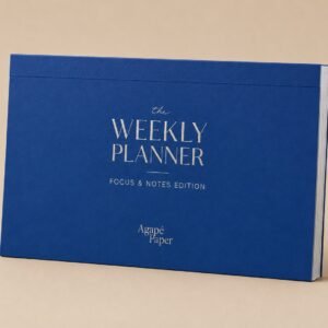 WEEKLY PLANNER – Focus & Notes Edition -12 Weeks (A4)