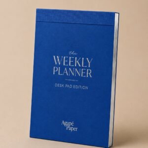 WEEKLY PLANNER – Desk Pad Edition- 24 Weeks (A5)